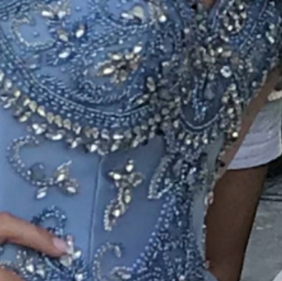 TERANI COUTURE Crystal Bodice Dress - Picture 4 of 6